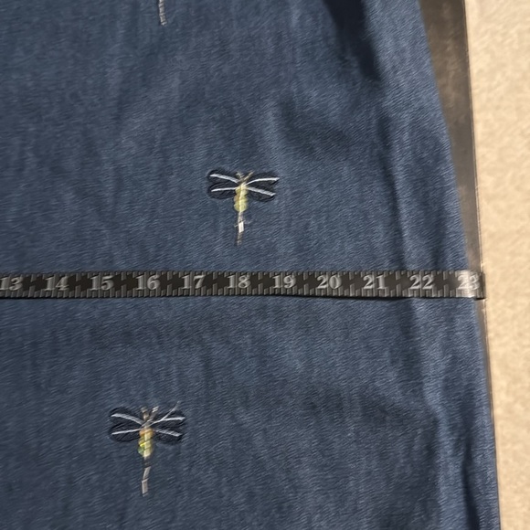 Jane Ashley Denim Embroidered Dragon Flies Sequin Beaded Dress Size Large - Picture 6 of 8